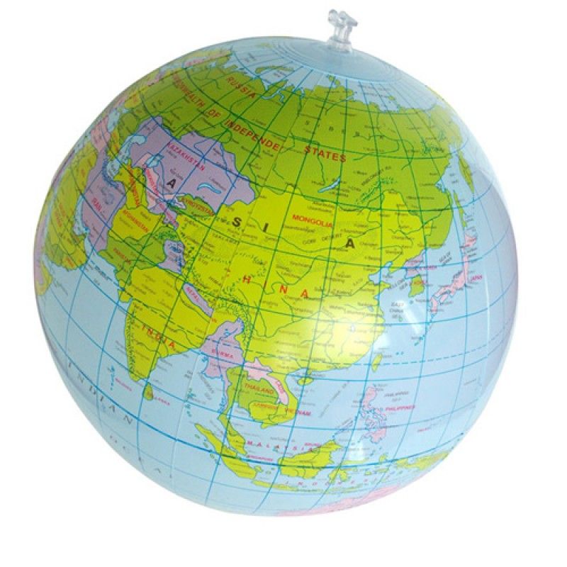 Wholesale Inflatable Round Globe Beach Ball