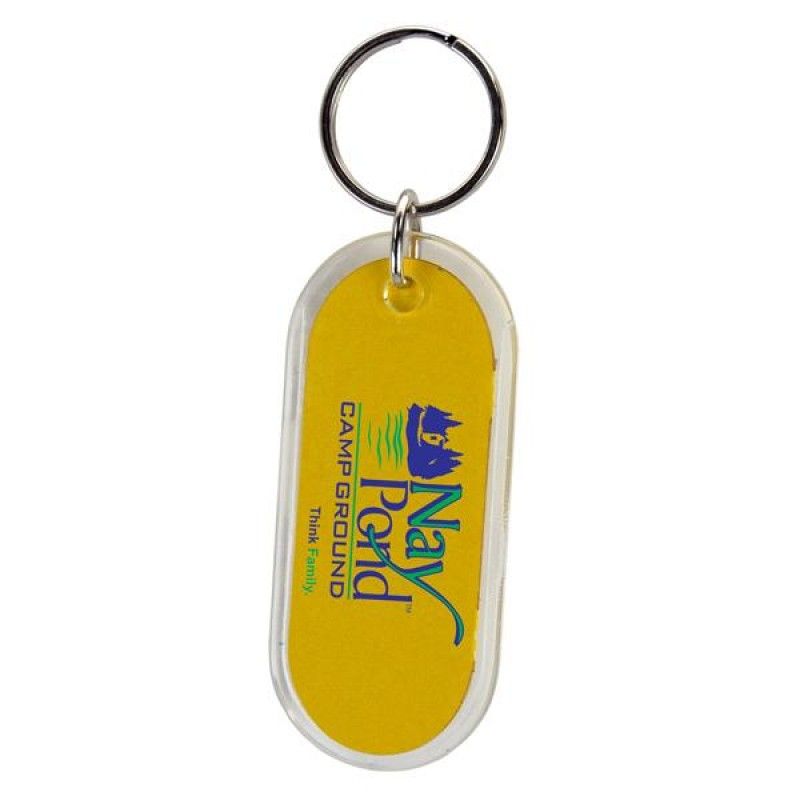 Wholesale Long Oval Crystal Key Tag-[CP-27068]