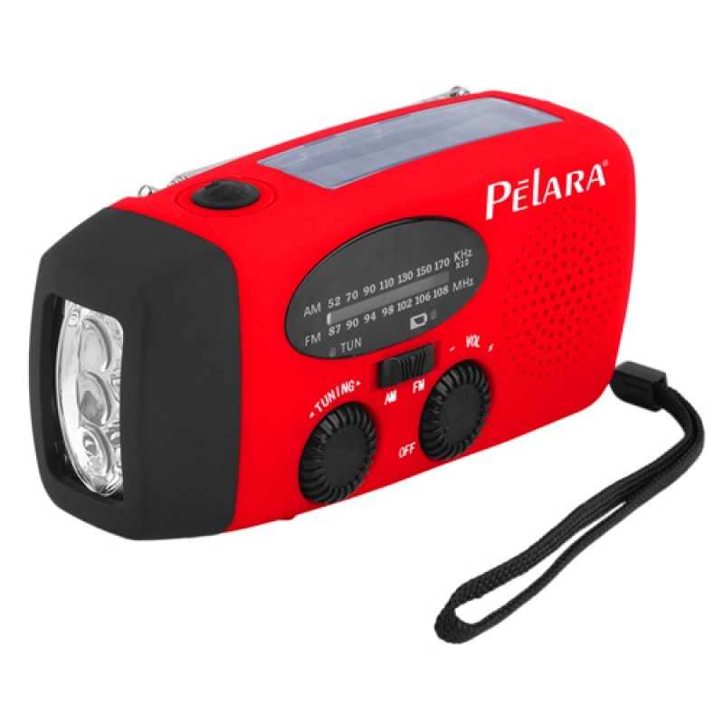 Wholesale Solar Handcrank Self Powered Radio With 3 LED