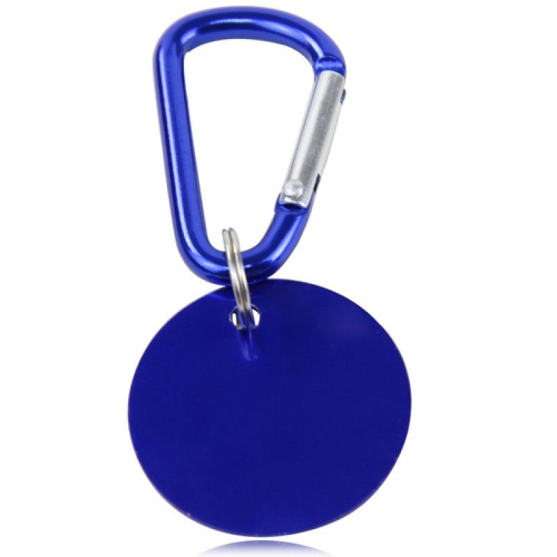 Wholesale Round Carabiner Dog Tag