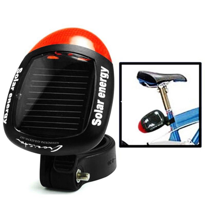 Wholesale Solar Rear Rainproof Seatpost Bicycle Light