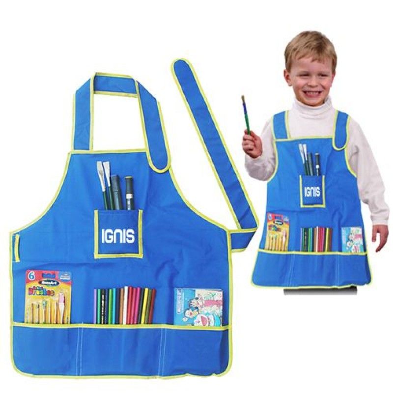 Wholesale Childrens Craft Apron With 4 Pockets