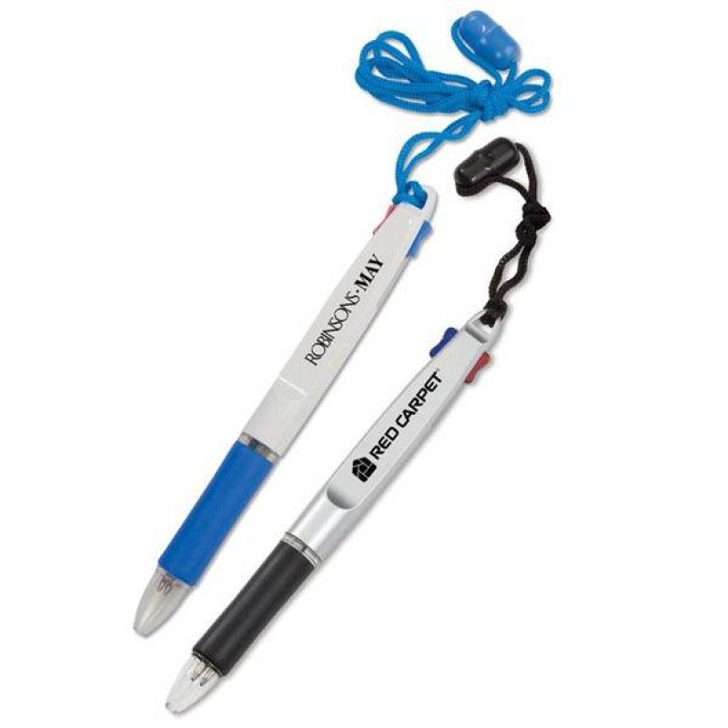 Wholesale 2-Color Neck Pen with Safety Breakaway-[TL-29024]