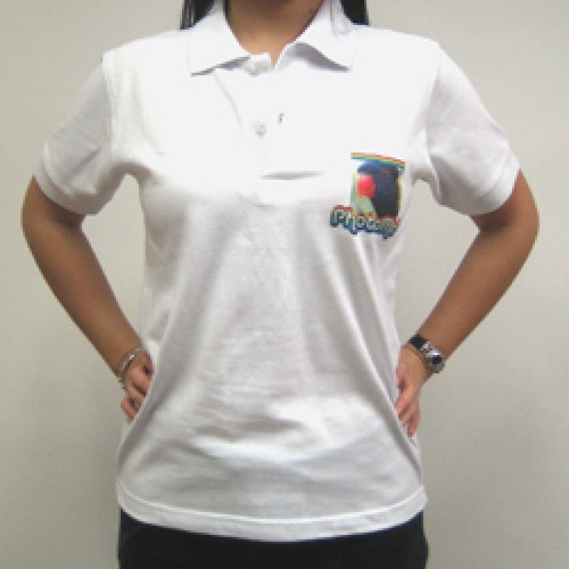 Wholesale PhotoMe White Polo Shirts