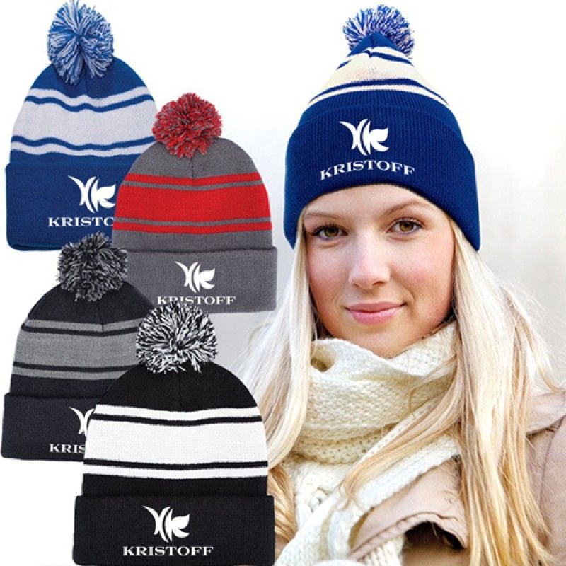 Wholesale Pom Pom Knitted Beanie