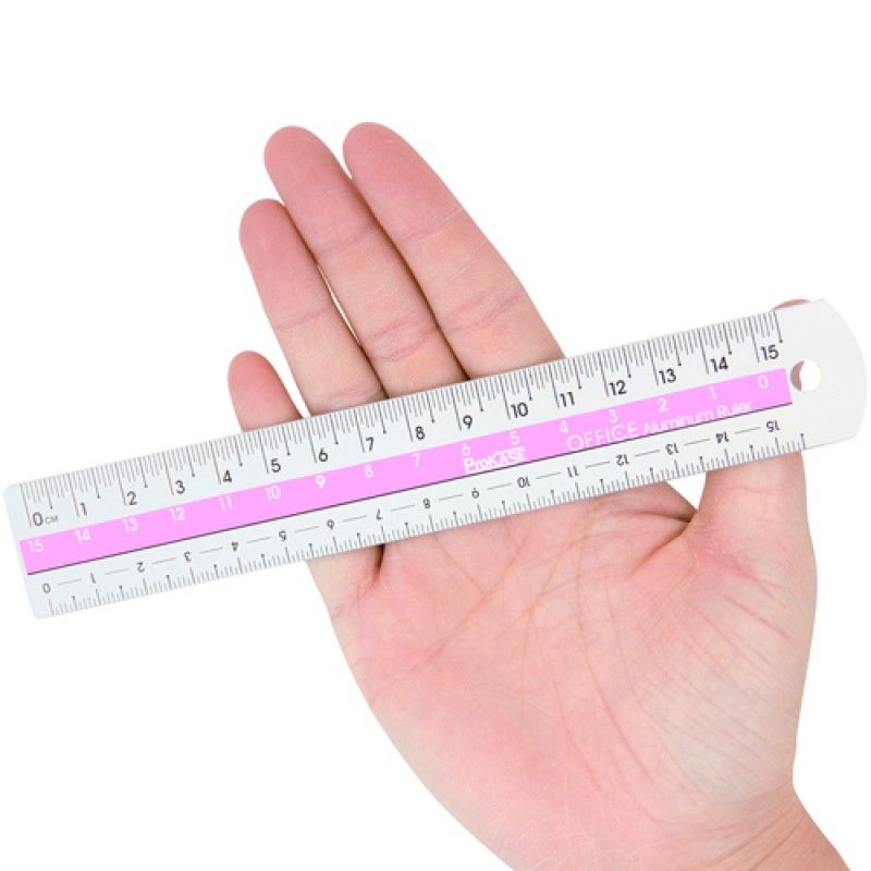 Wholesale 15cm Color Center Aluminum Ruler