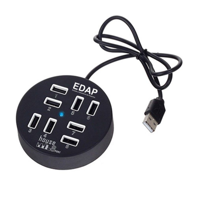 Wholesale Circular 8 Ports 2.0 USB Hub