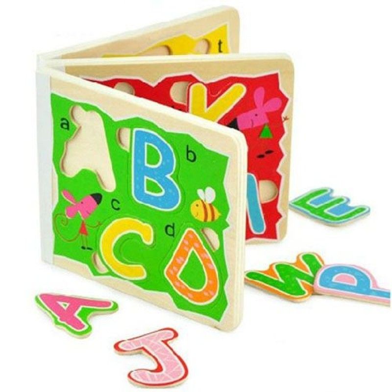 Wholesale Wooden 3D Early Education Alphabet Puzzle