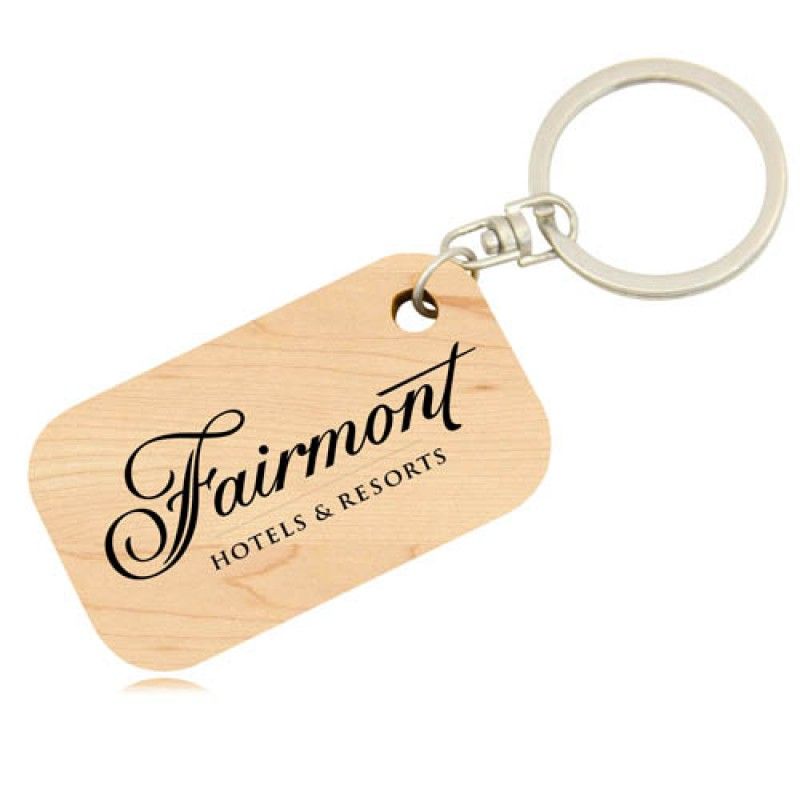 Wholesale Eco Friendly Bamboo Keychain