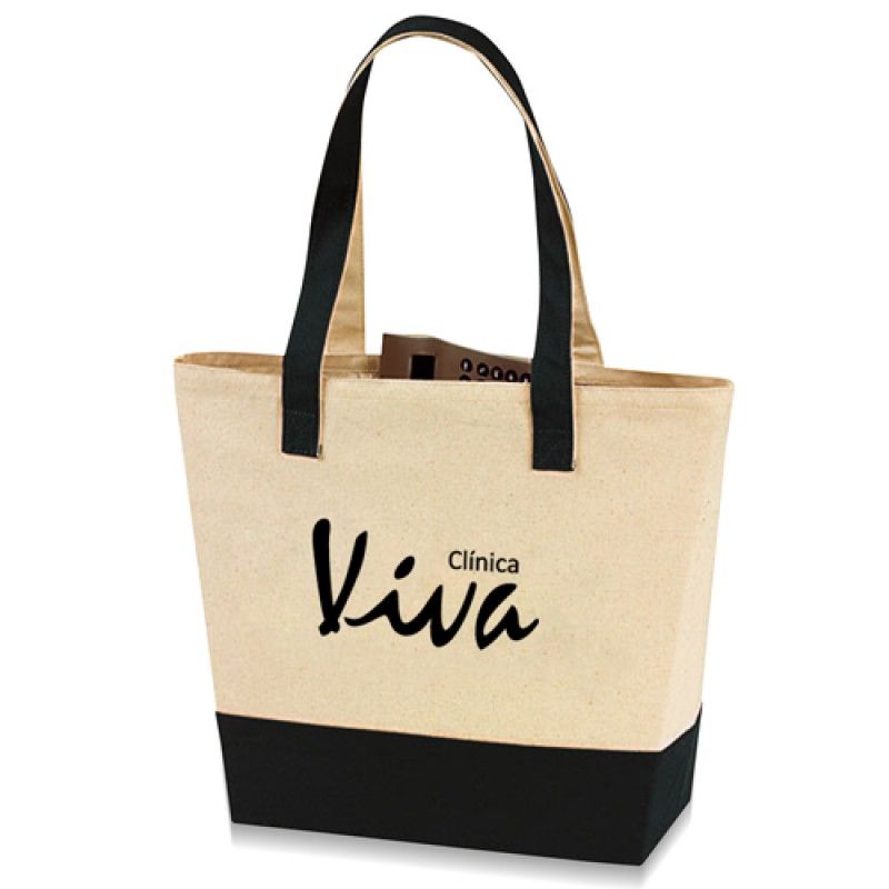 Wholesale Canvas Meeting Trim Tote