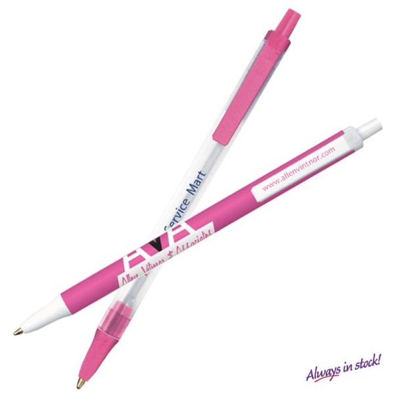 Wholesale Pink Clic Stic Pen-[BG-27019BC]