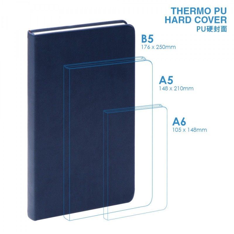 Wholesale PU B5 Hard Cover Notebook