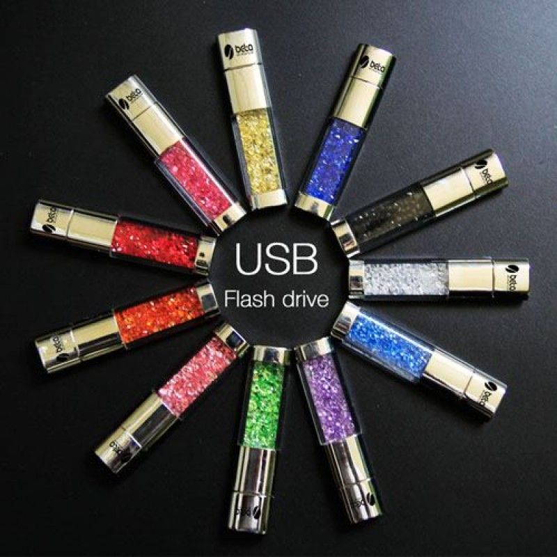 Wholesale Crystal USB Waterproof 16GB Pen Drive