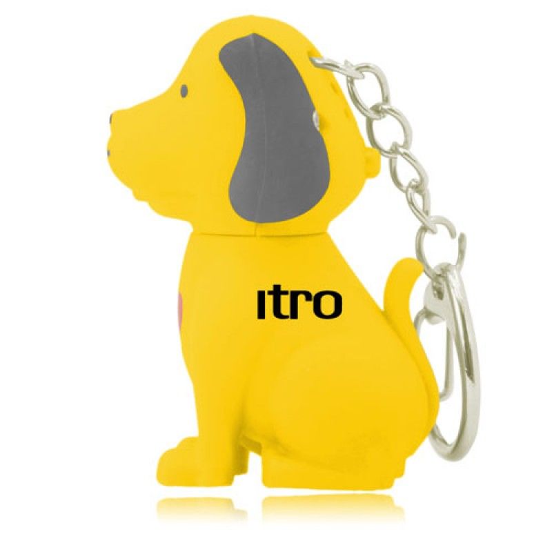 Wholesale Dog Sound Keychain With Light