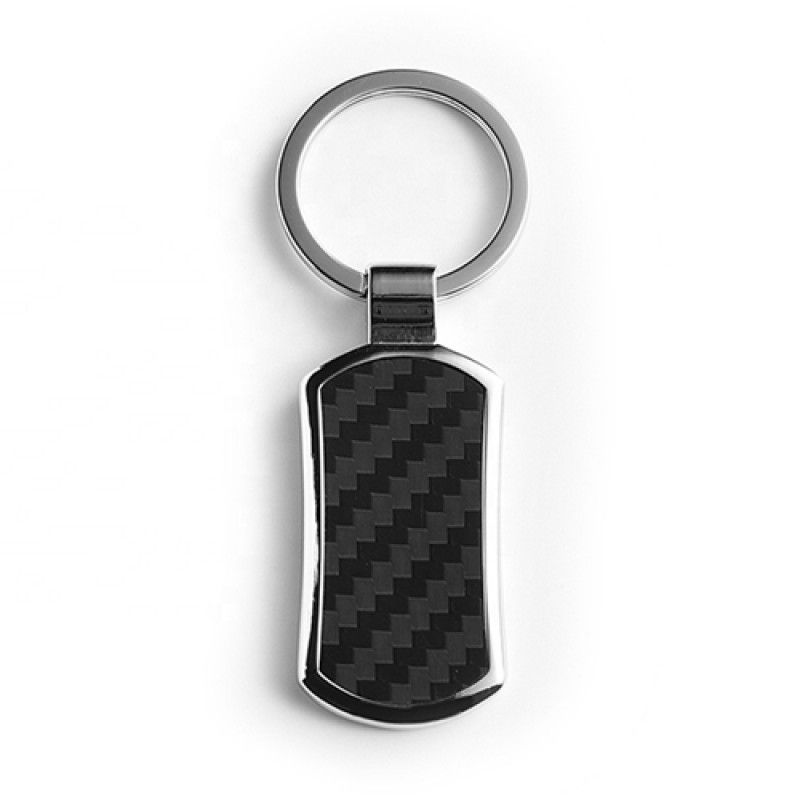 Wholesale Personalized Carbon Fiber Metal Keychain