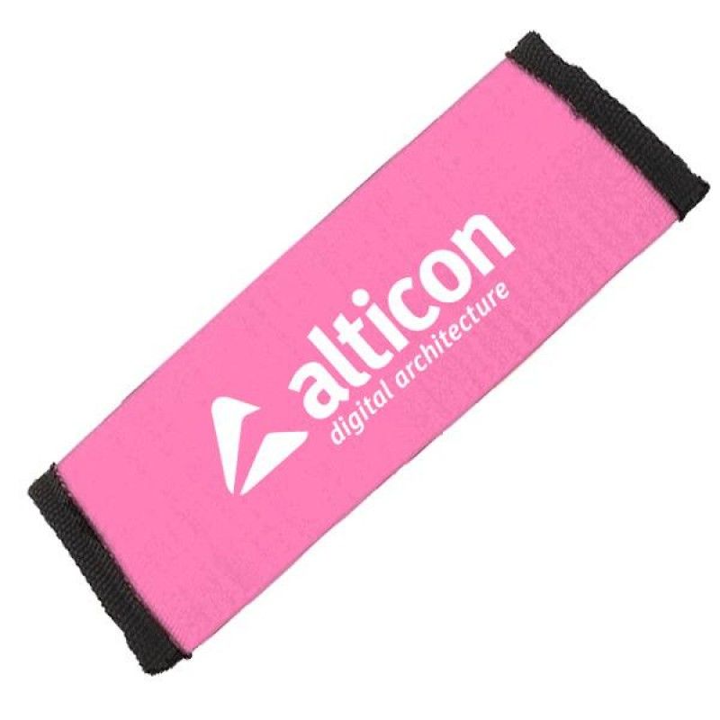 Wholesale Pink Grip-It Luggage Identifier-[EM-27032BC]