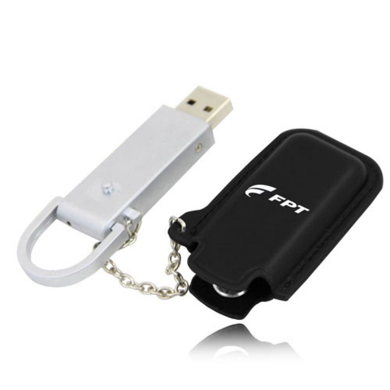 Wholesale 4GB Dashing Flash Drive With Leather Case