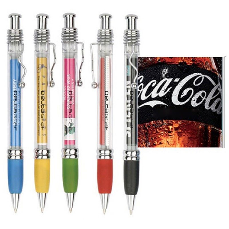 Wholesale Plastic Scroll Ballpoint Banner Pen