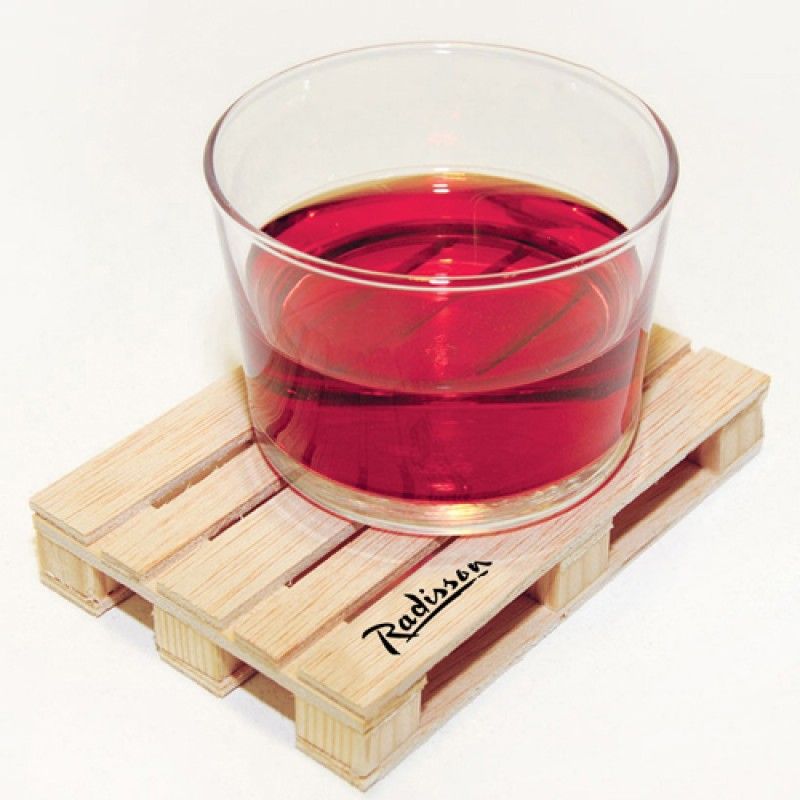 Wholesale Miniature Pallet Wood Coasters