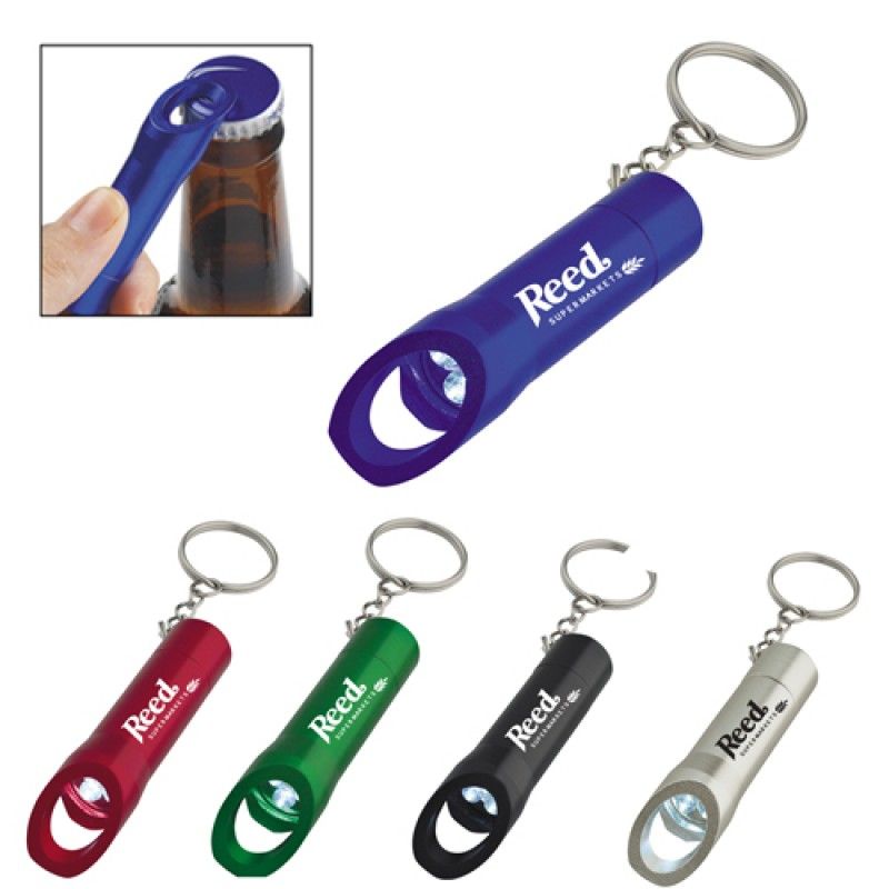 Wholesale Aluminum Bottle Opener LED Flashlight