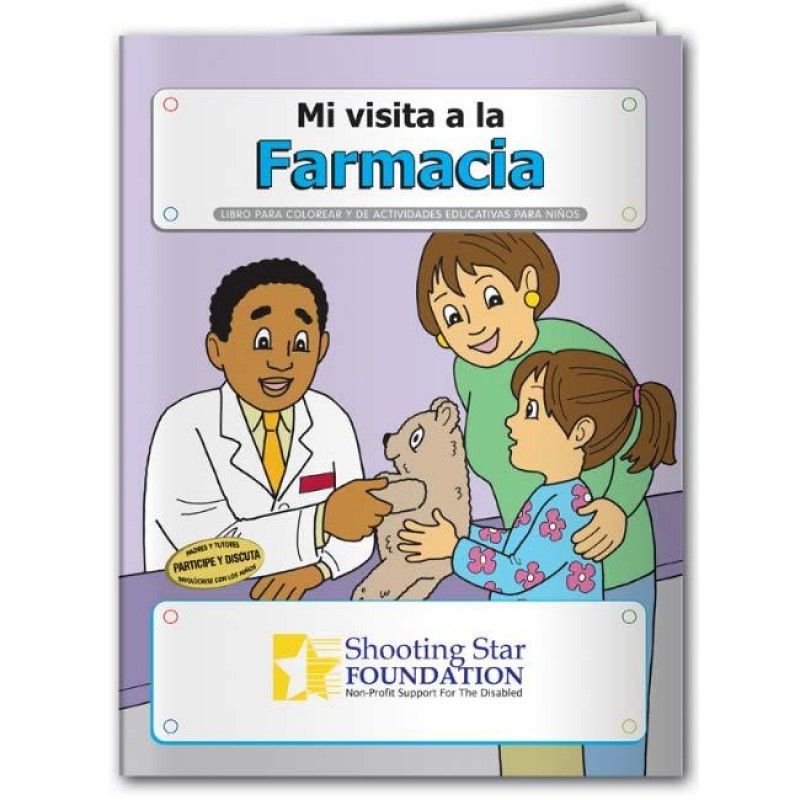 Wholesale Coloring Book: My Visit to the Pharmacy (Spanish)-[NW-91676]