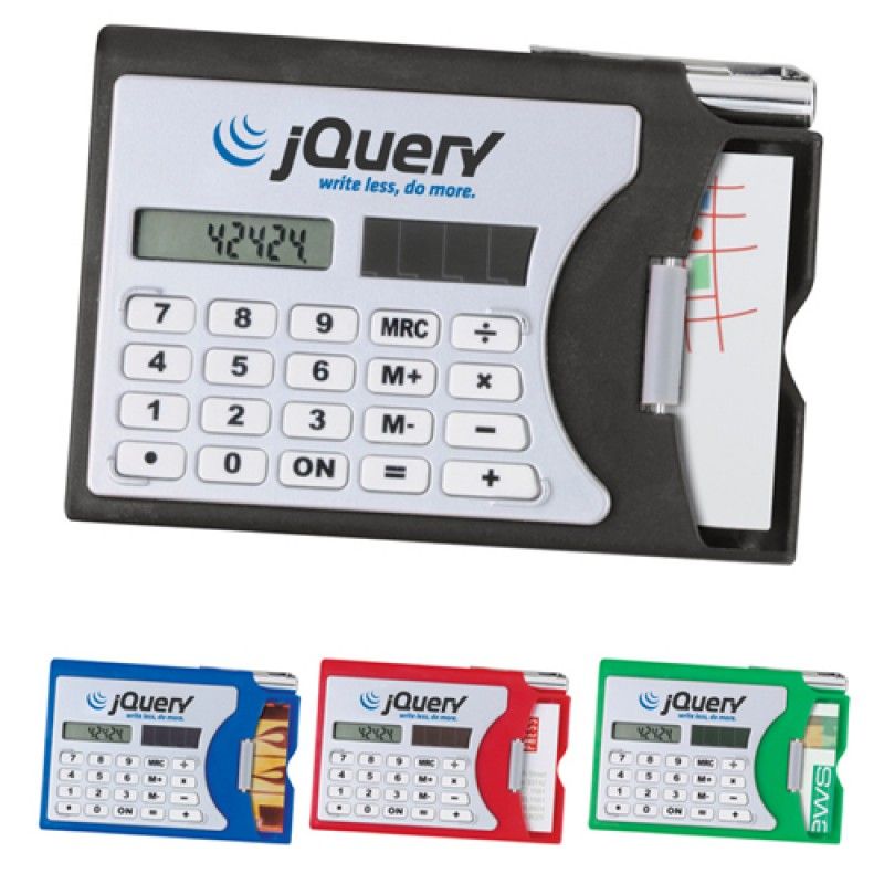 Wholesale Solar Calculator with Card Holder