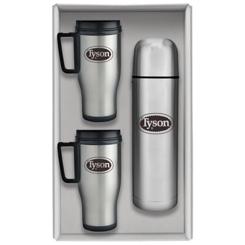 Wholesale Deluxe Steel Mug Gift Set-[CP-27065]