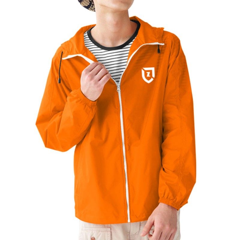 Wholesale Windbreaker Hooded Rain Jacket