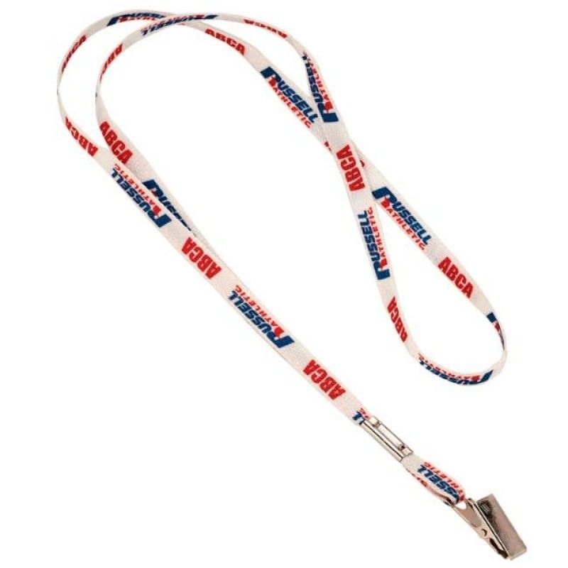 Wholesale 3/8&quot; Sublimated Lanyard w/Bulldog Clip-[NW-91900]