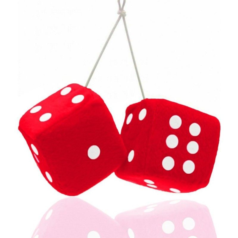 Wholesale Fuzzy Rear View Mirror Dice