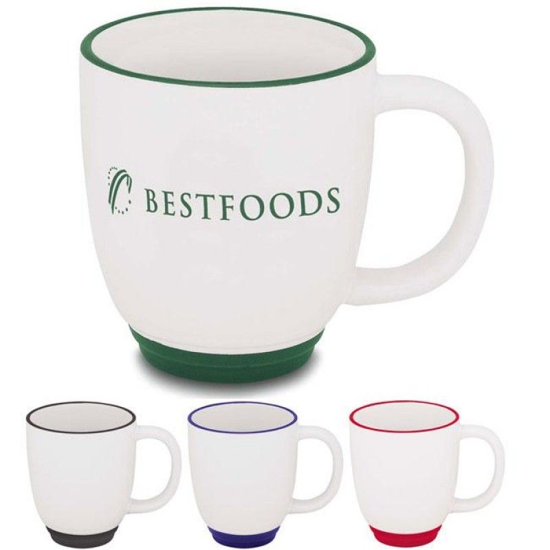 Wholesale Two-Tone Bistro Mug - 12 oz.-[NW-91351]