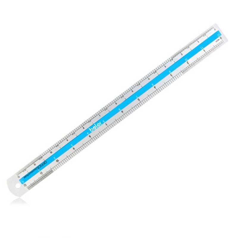 Wholesale 30cm Two Color Aluminum Ruler