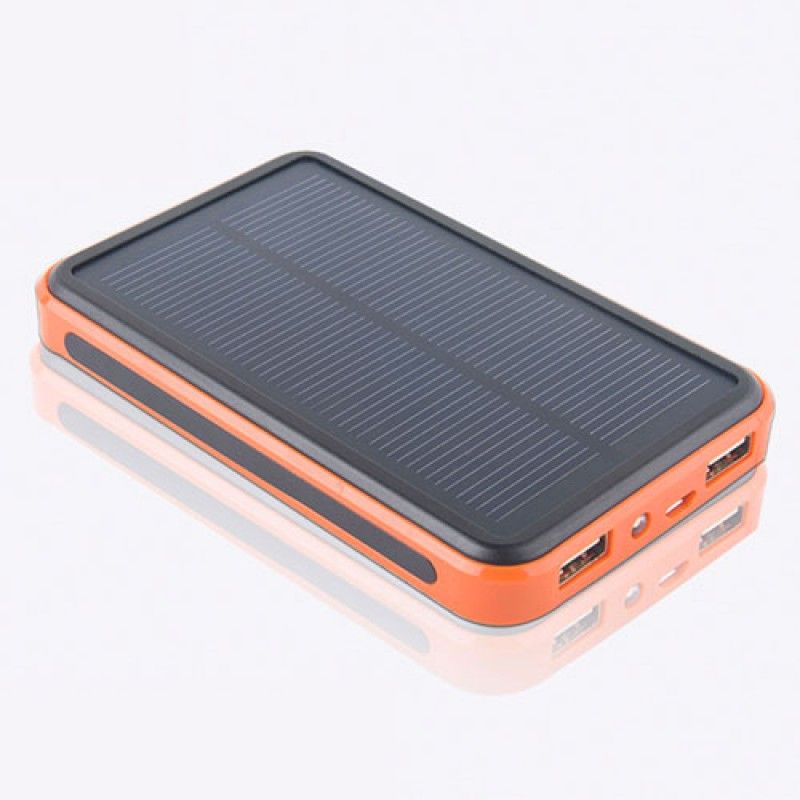 Wholesale 10000mAh Solar Power Bank With LED Light