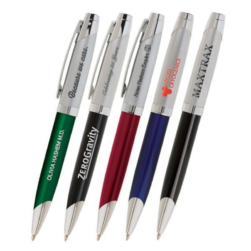 Wholesale Twist Action Retractable Ballpoint- Jewel Toned -[BS-27007]