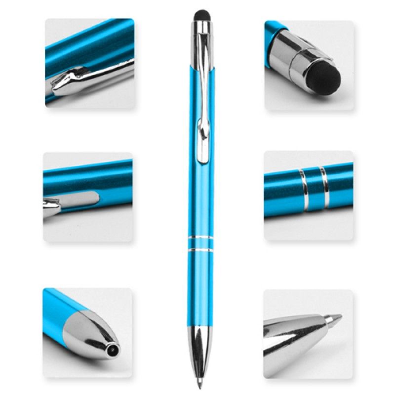 Wholesale Shining Metal Aluminium Stylus Pen