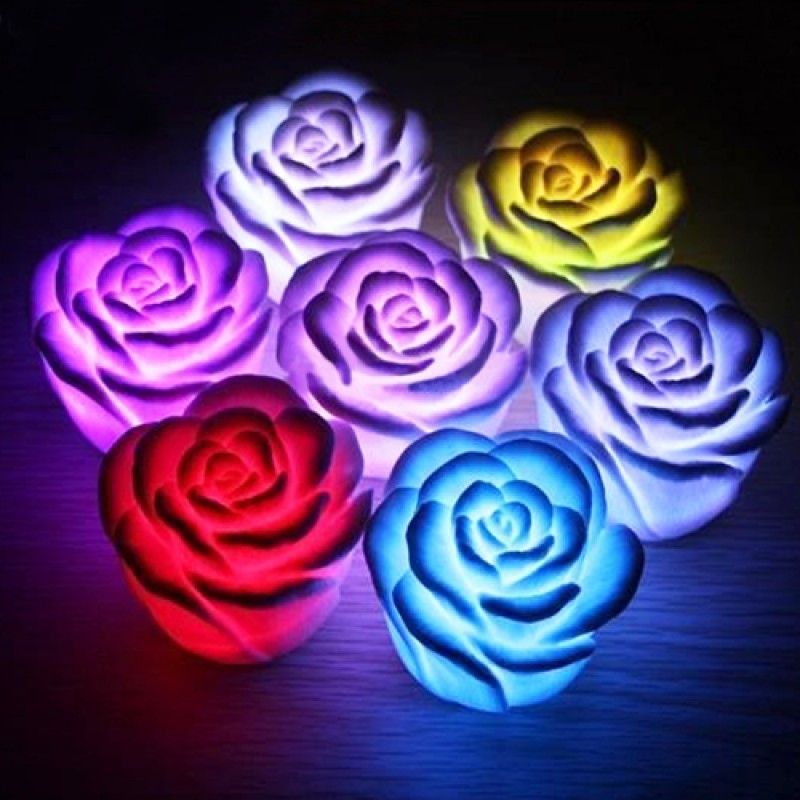 Wholesale 7 Color Changing Rose Mood Light