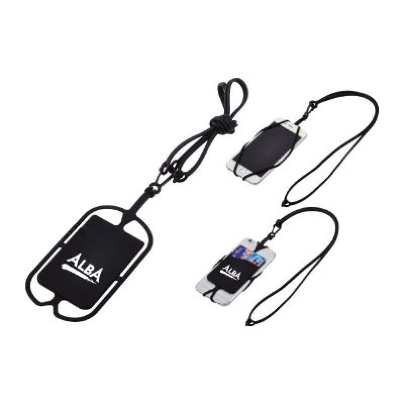 Wholesale Silicon Lanyard and Mobile Holder