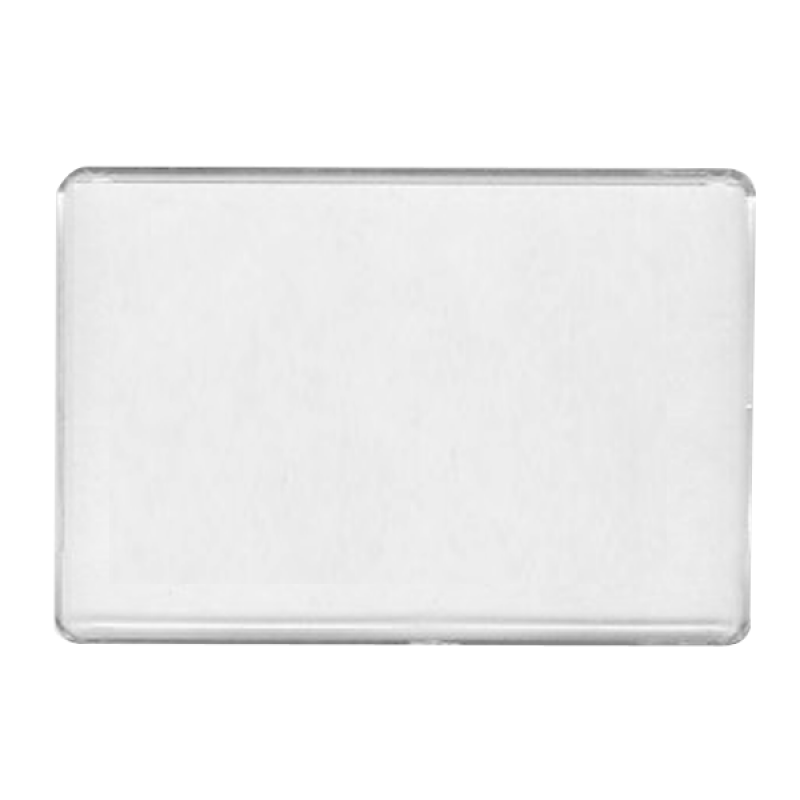 Wholesale BLANK - Snap-In Rectangle Flat Magnet-[BW-27078]