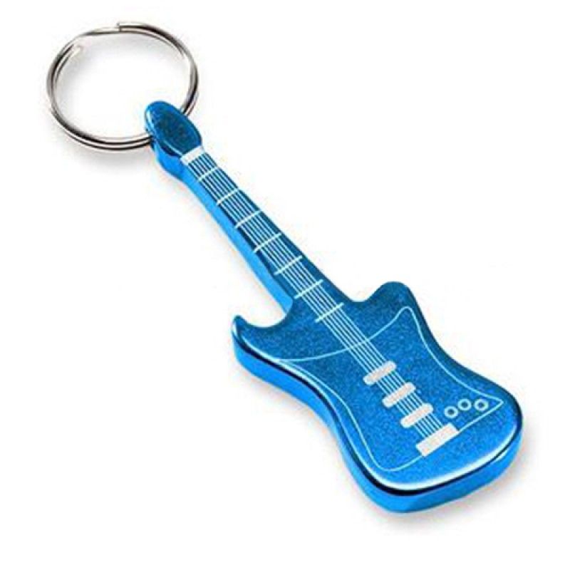 Wholesale Electric Guitar Shape Opener Keychain