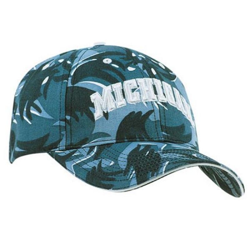 Wholesale Heavy Cotton Twill Cap w/Camouflage Print-[HW-28019]