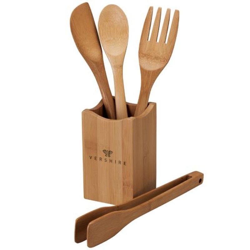 Wholesale Vierge Bamboo Utensil Set-[LM-28030]