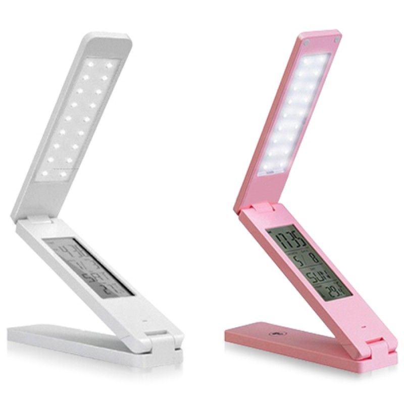 Wholesale Foldable LED Lamp With Clock