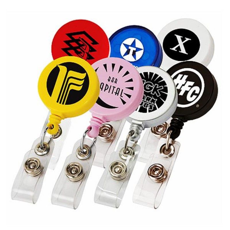 Wholesale Round Retractable Badge Holder-[TL-27219]