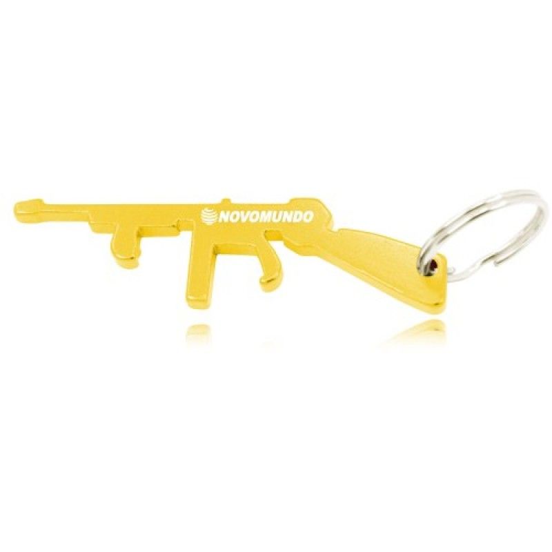 Wholesale Gun Shape Bottle Opener Keychain