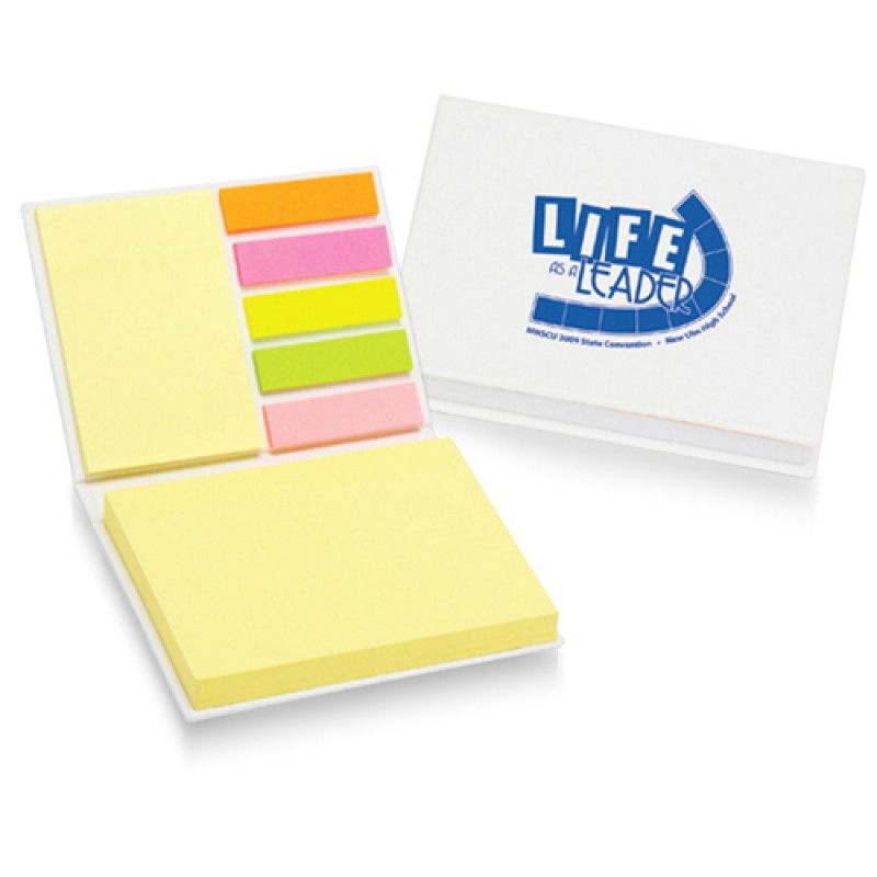 Wholesale Hardcover Notepad With Flags Memo Pad