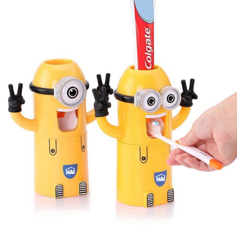 Wholesale Cartoon Design Automatic Toothpaste Dispenser