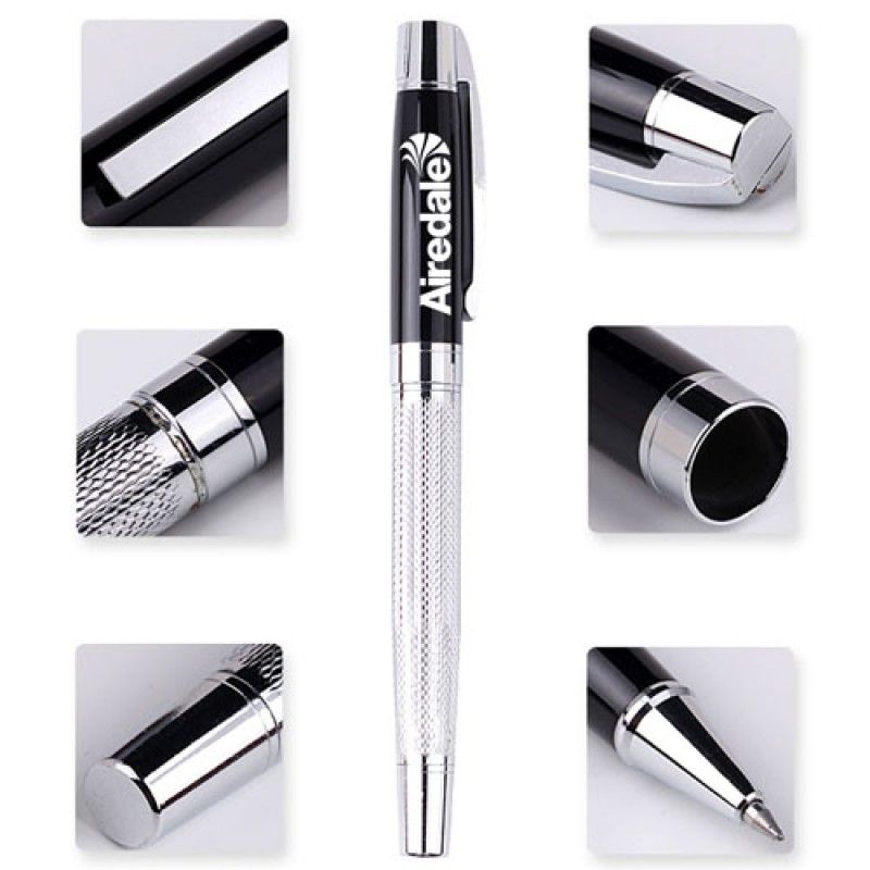 Wholesale Sterling Texture Barrel Ballpoint Pen