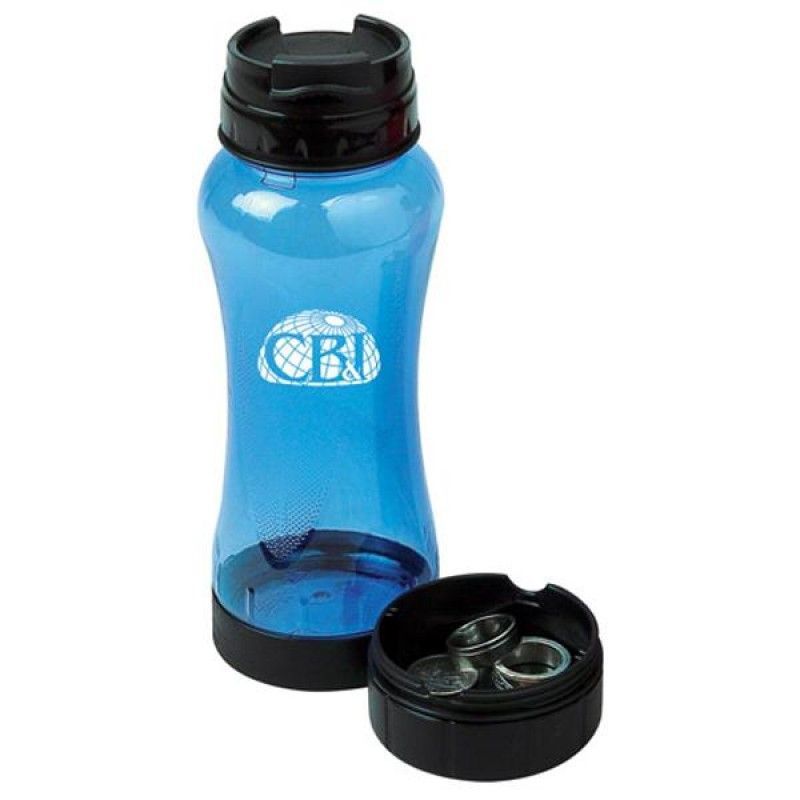 Wholesale 22oz Water Bottle with Secure Container-[DP-27951]