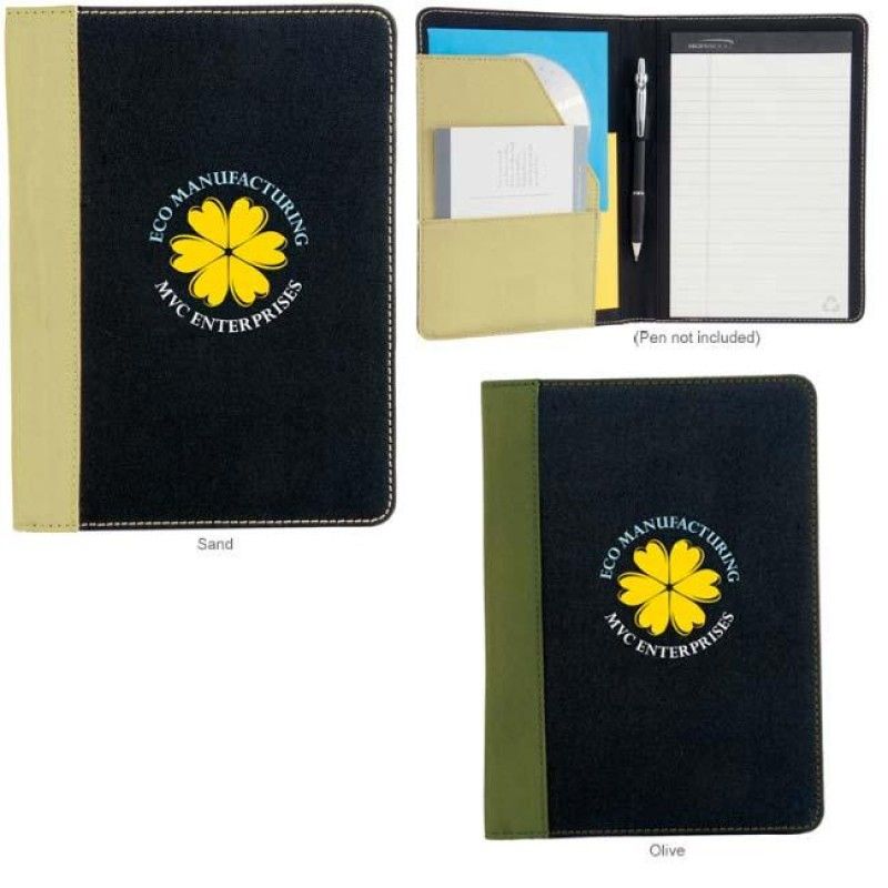 Wholesale Berkeley Recycled Jr. Padfolio-[NW-91852]