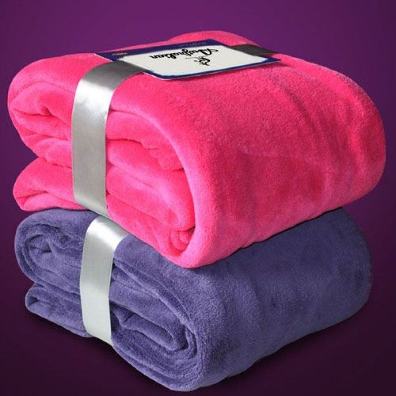 Wholesale Solid Color Modern Coral Fleece Blankets